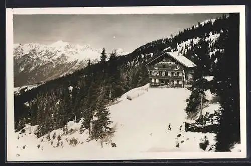 AK Schwaz, Blick auf den Alpengasthof Loas