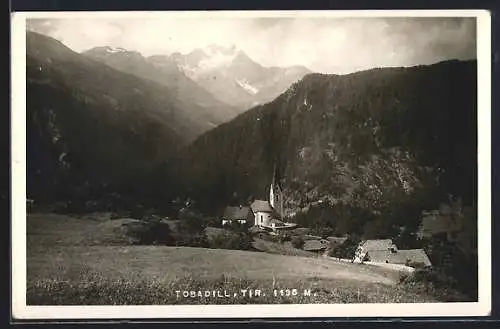 AK Tobadill /Tir., Totalansicht in den Bergen