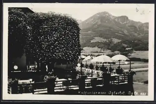 AK Igls, Das Café Iglerhof, Terrassenpartie