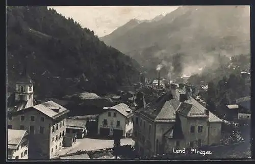 AK Lend /Pinzgau, Ortsansicht im Tallauf