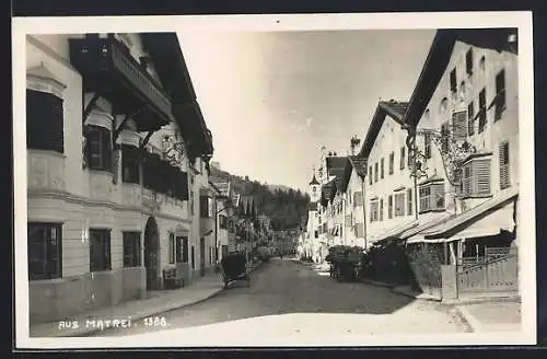 AK Matrei, Strassenpartie vor einem Restaurant
