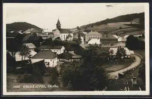 AK Oberkappel /Ob.-Öst., Ortsansicht mit Kirche