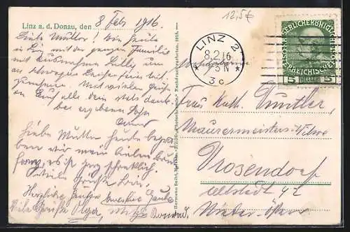 AK Linz a. d. Donau, Hafen