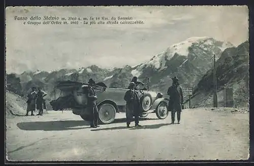 AK Passo del Stelvio, Gruppo dell`Ortler, La più alta strada carrozzabile