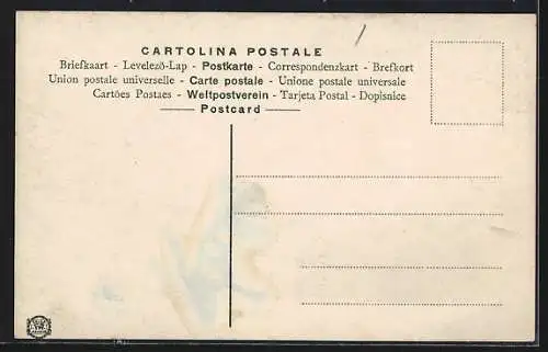 AK Rapallo, Ruderboote am Ufer