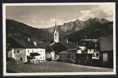 AK Valdàora di sopra /Pusteria, Teilansicht gegen die Berge