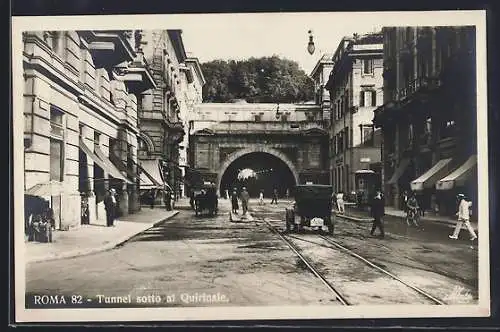 AK Roma, Tunnel sotto al Quirinale