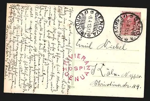 AK Pegli, Villa Pallavicini, Panorama