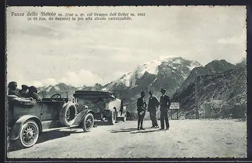 AK Passo dello Stelvio, Gruppa dell` Ortler, la più alta strada carrozzabile