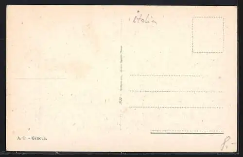 AK Genova, Piazza Corvetto e Mon. a Vitt. Emanuele II