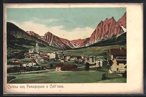 AK Cortina, Panorama con Pomagagnon e Coll`rosa