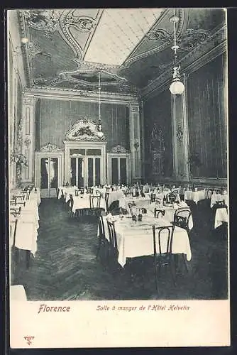 AK Florence, Salle à manger de l`Hôtel Helvetia