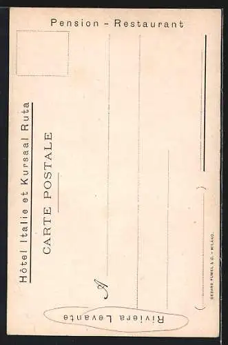 AK Ruta / Riviera Levante, Hotel Italie et Kursaal Ruta