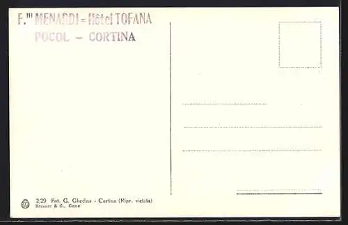 AK Pocol, Albergo Tofana verso le Tofane