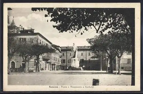 AK Sarzana, Piazza e Monumento a Garibaldi