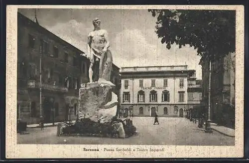 AK Sarzana, Piazza Garibaldi e Teatre Impavidi