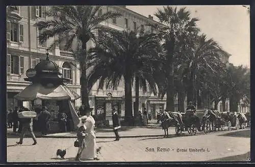 AK San Remo, Corso Umberto I.