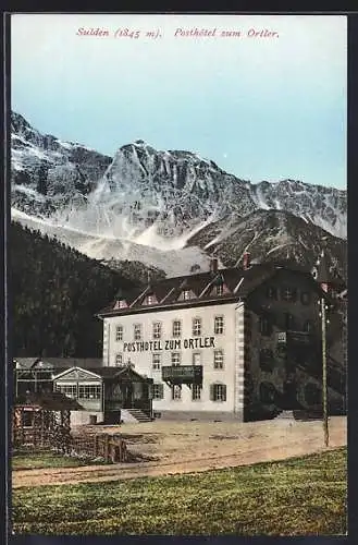 AK Sulden, Post-Hotel Zum Ortler