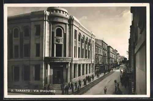 AK Taranto, Via d`Aquino