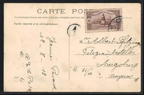 AK Paris, Crue de la Seine janvier 1910, vue prise du Quai des Orfèvres