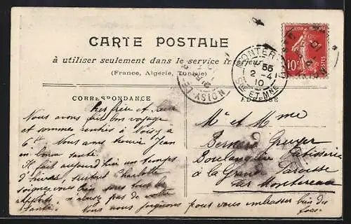 AK Paris, Inondation de janvier 1910, Vue prise du Quai des Orfèvres