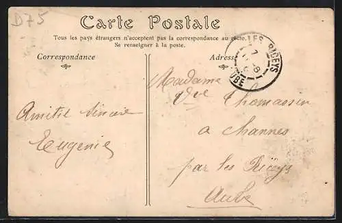 AK Paris, Inondations 1910, Pont de l`Alma submergé le 24 janvier