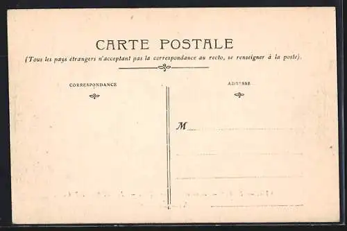 AK Paris, Villa inondée lors des inondations de janvier-février 1910