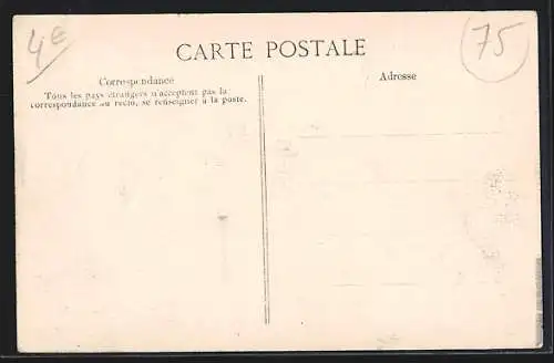 AK Paris, Pont de Bercy, Crue de la Seine, 27 janvier 1910