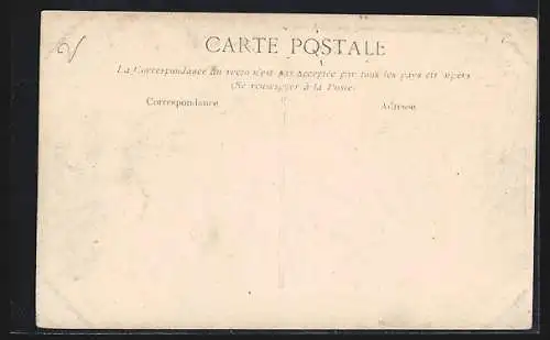 AK Paris, Inondation au Carrefour Violet lors de la crue de la Seine 1910