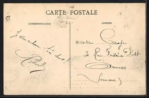 AK Paris, Travaux d`épuisement ligne des Moulineaux lors des inondations de janvier 1910