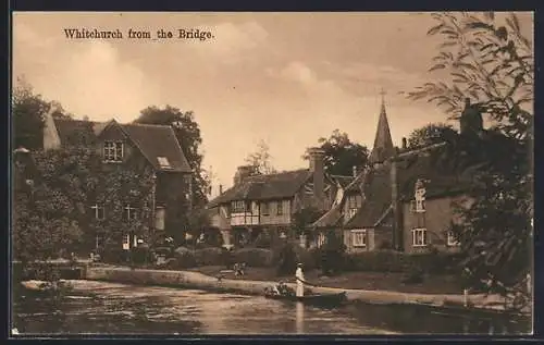 AK Whitchurch, The Village seen from the Bridge