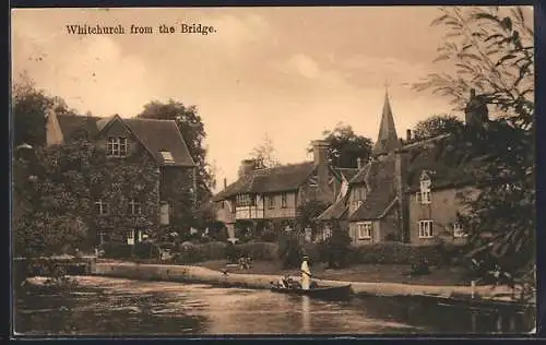 AK Whitchurch, The Village seen from the Bridge