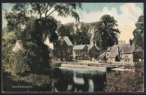 AK Whitchurch, The Village seen from the Bridge