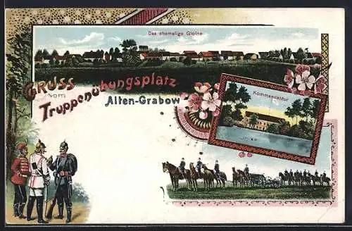 Lithographie Alten-Grabow, Truppenübungsplatz