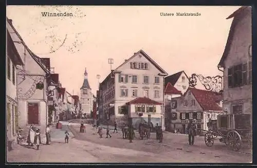 AK Winnenden, Untere Marktstrasse