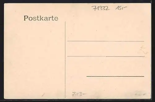 AK Waiblingen, Langestrasse mit Postplatz