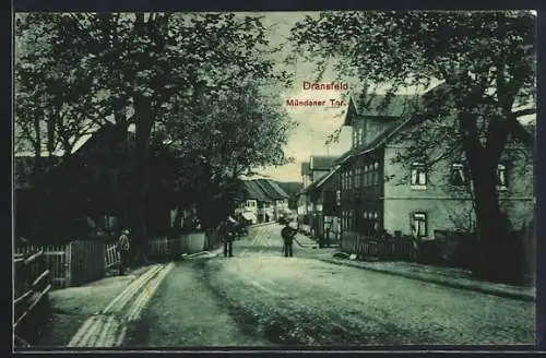 AK Dransfeld, Strassenpartie beim Mündener Tor