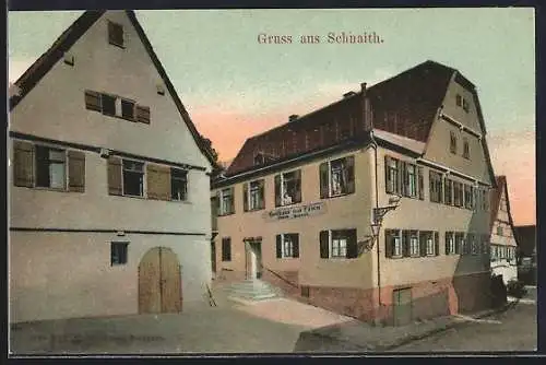 AK Schnaith / Rems, Gasthaus zum Lamm von Jakob Kiesel