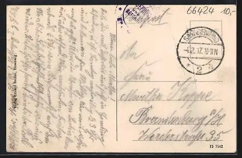 AK Homburg / Pfalz, Bahnhofstrasse mit Central-Drogerie