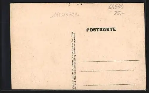 AK Wiebelskirchen, Totalansicht, Kirchhofstrasse, Eisenbahnstrasse