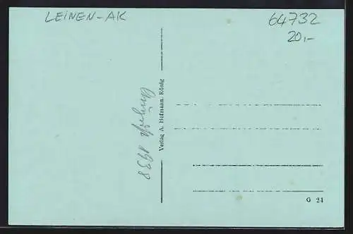 Mondschein-AK Fürstengrund i. Odw., Gasthaus von Jakob Schäfer und Totalansicht