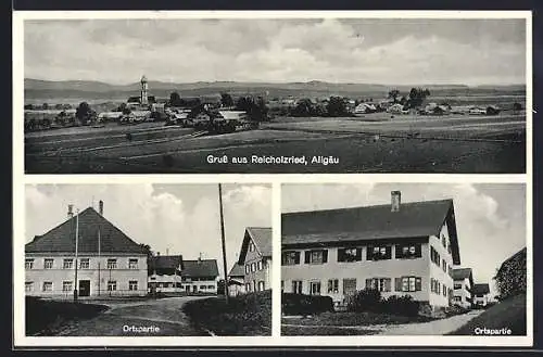 AK Reicholzried /Allgäu, Ortspartien und Totalansicht