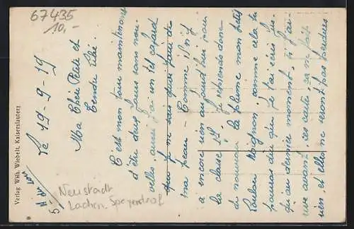 AK Speyerdorf, Handlung von Franz Müller in der Kirchstrasse