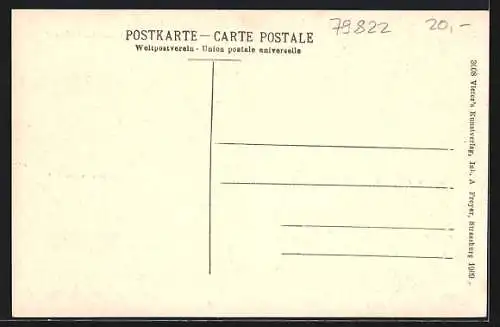 AK Hölzlebruck, Gasthaus z. Posthäusle v, Karl Reichmann, Gartenwirtschaft und Gesamtansicht