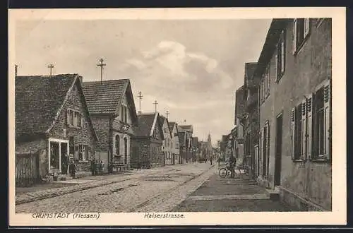 AK Crumstadt /Hessen, Geschäft in der Kaiserstrasse