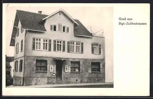 AK Stuttgart-Zuffenhausen, Gaststätte zum Hasen, Bes. O. Weckerle