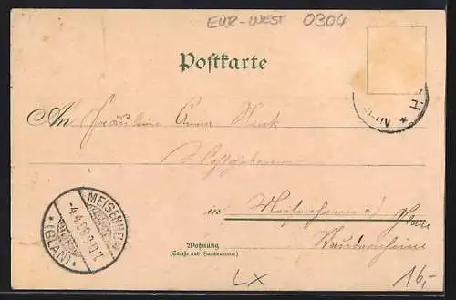 Lithographie Luxemburg, Ortsansicht von oben, Brücke, Viadukt