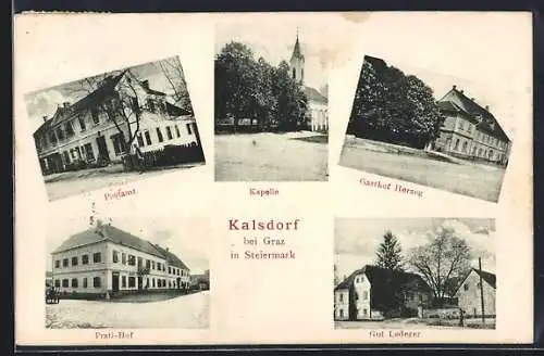 AK Kalsdorf in Steiermark, Gasthof Herzog, Pratl-Hof, Gut Lederer