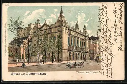 Lithographie Berlin-Charlottenburg, Theater des Westens