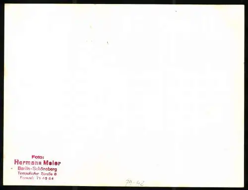 Fotografie Hermann Meier, Berlin, Tänzerpaar Olivier et Mony, mit Autograph, 1944